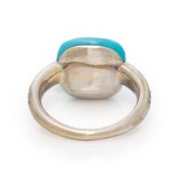 Pomellato, Turquoise, Diamond, and White Gold Ring
