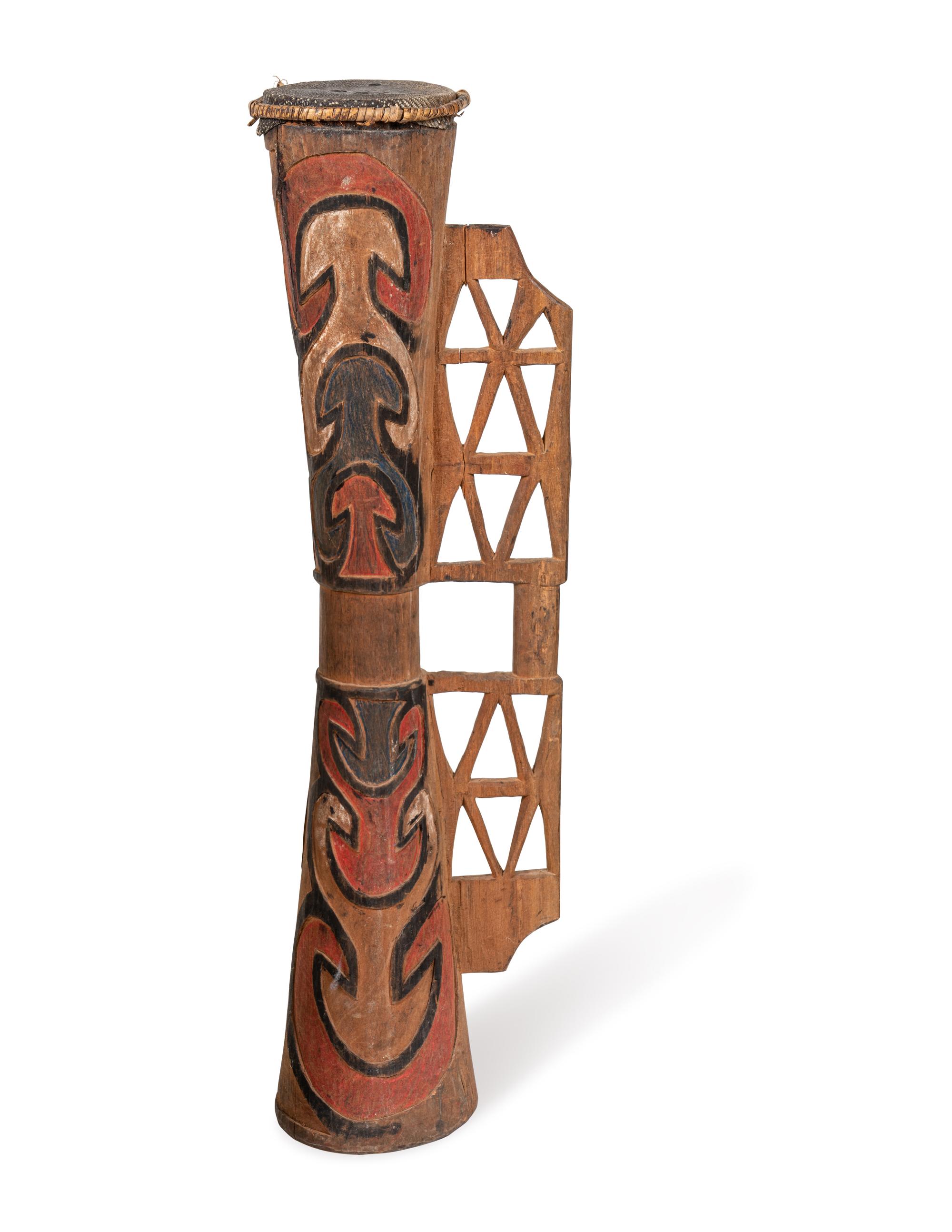 Four Asmat Drums