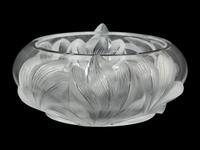 A Lalique Pivoines Center Bowl