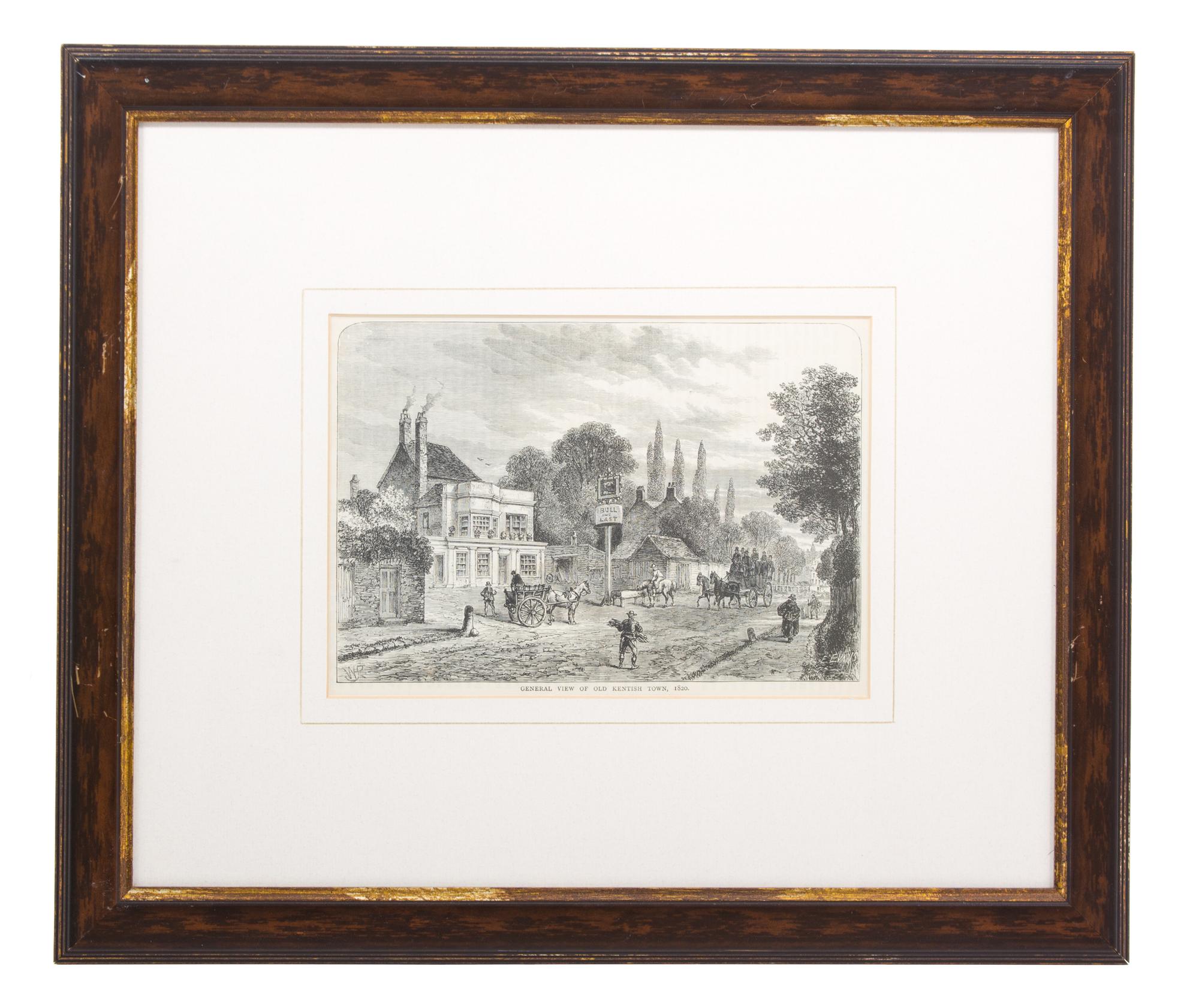 A Group of Ten Black and White Prints Sight size 6 x 8 1/2 inches — 19TH CENTURY