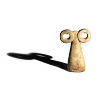 A Mesopotamian Stone Spectacle Idol