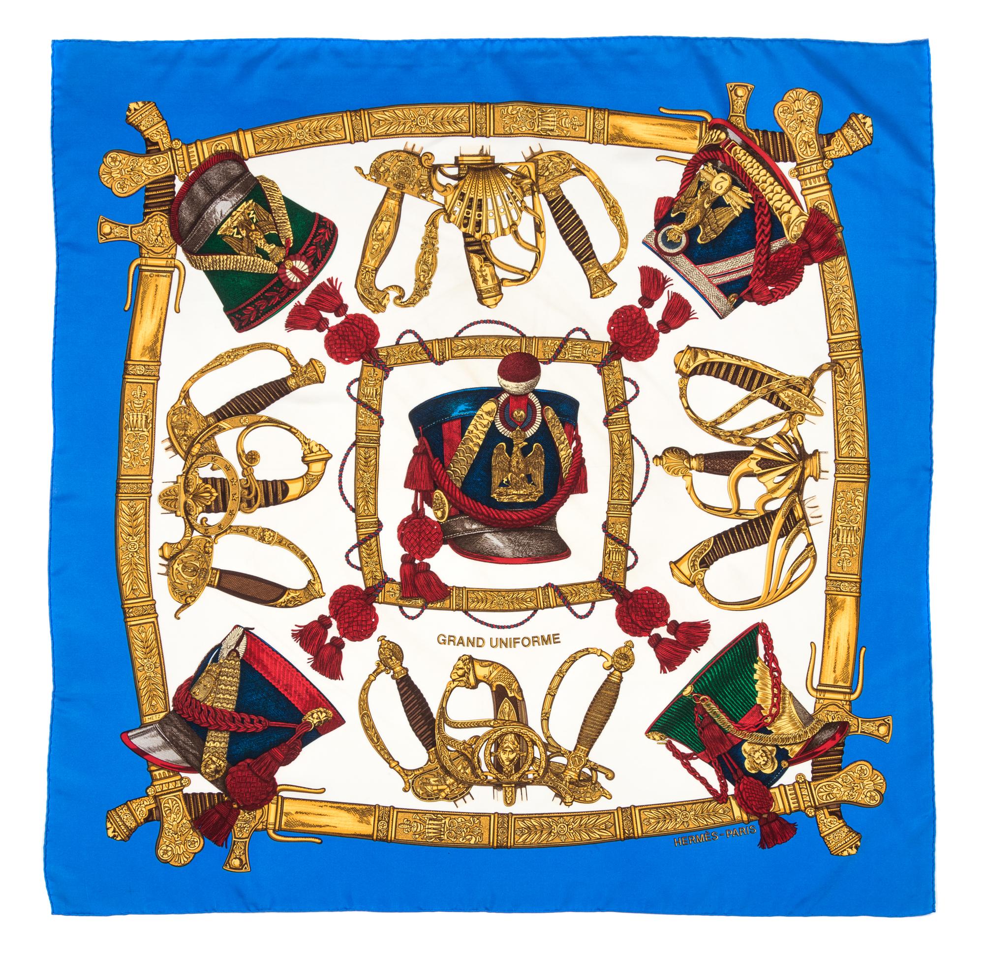 An Hermes 90cm Silk Scarf, 36"x36".