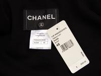 Chanel, Black Wool Jersey Trench Coat