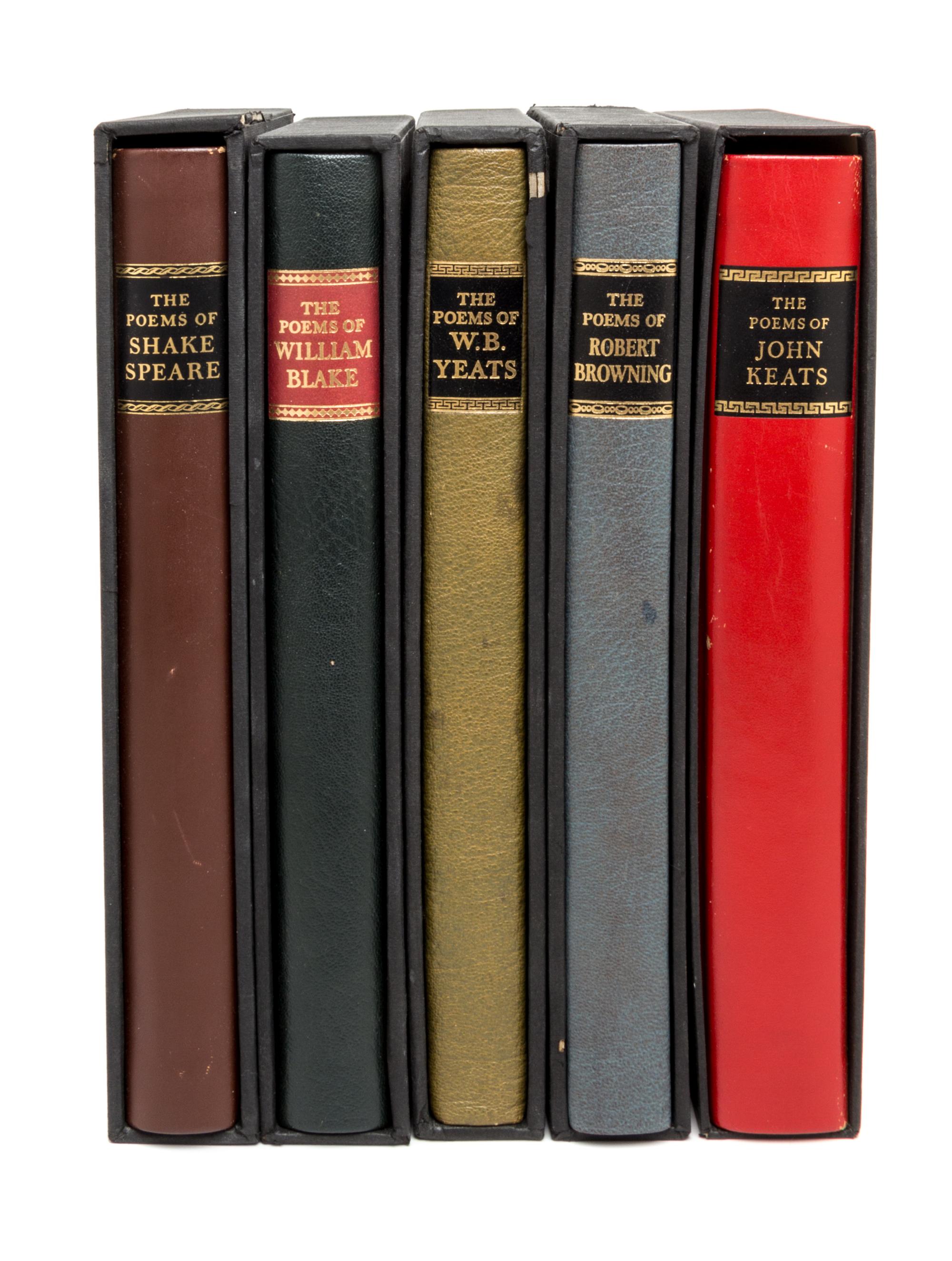 (LEC) POETRY. 10 vols.