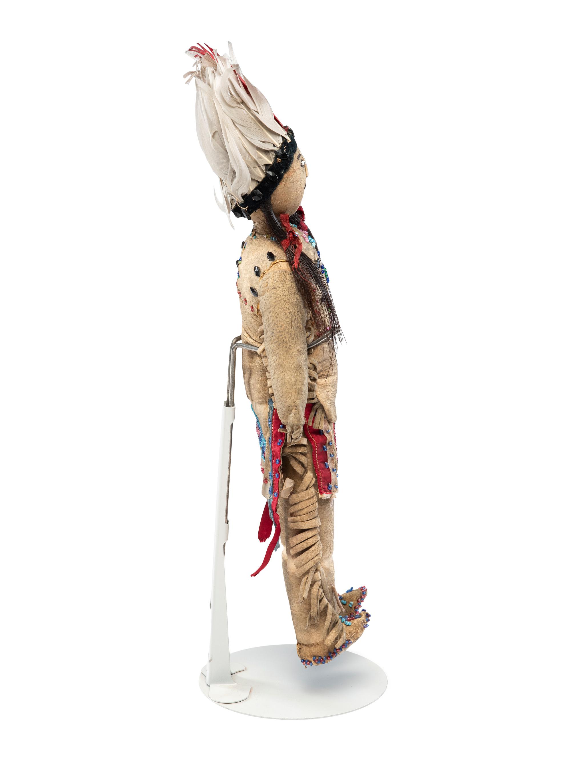 Great Lakes Beaded Hide Doll