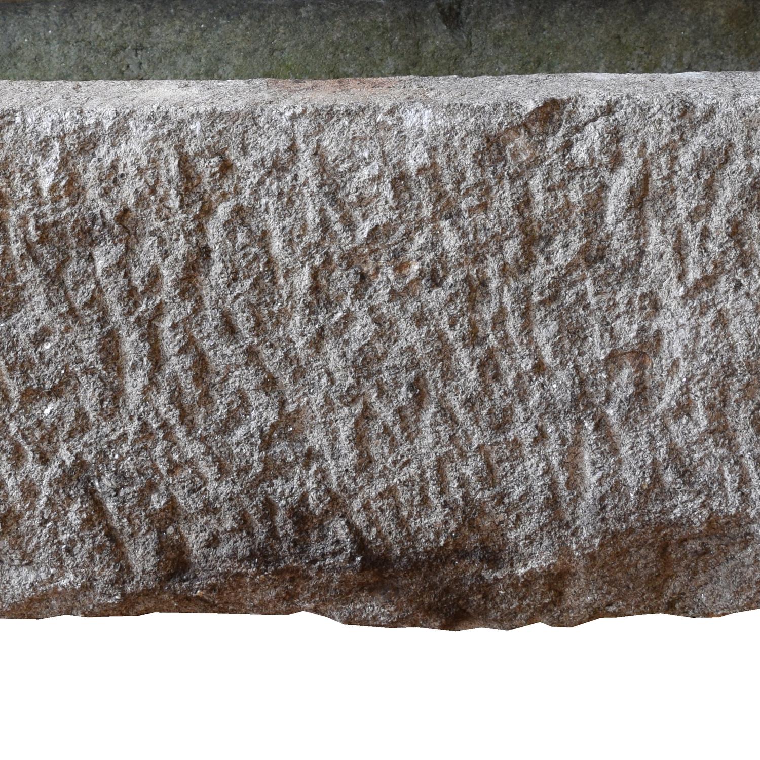 A Limestone Trough 68.5" W x 18" D x 12" H — Czech Republic, Circa 1800