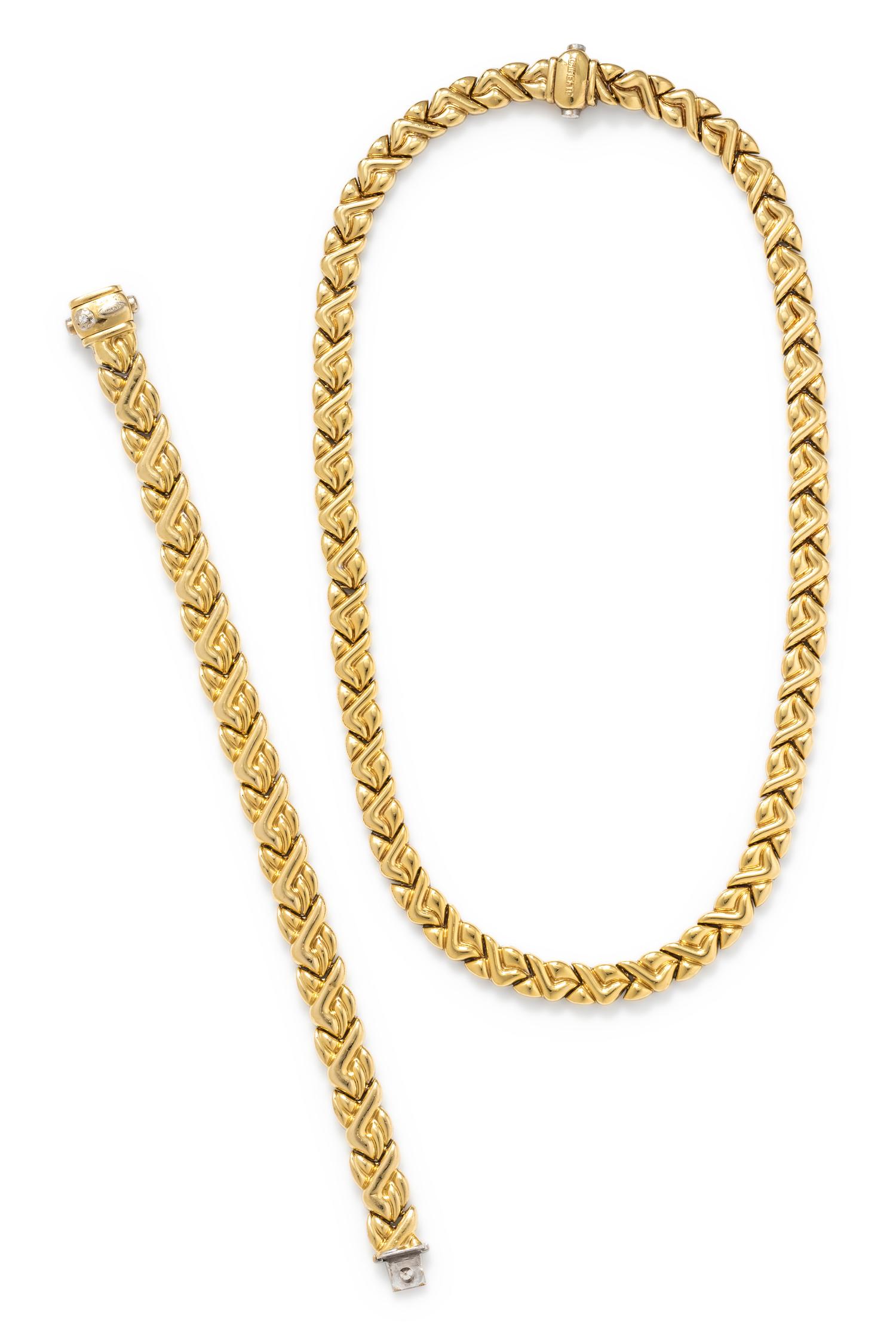 CHIMENTO, REVERSIBLE BICOLOR GOLD SET