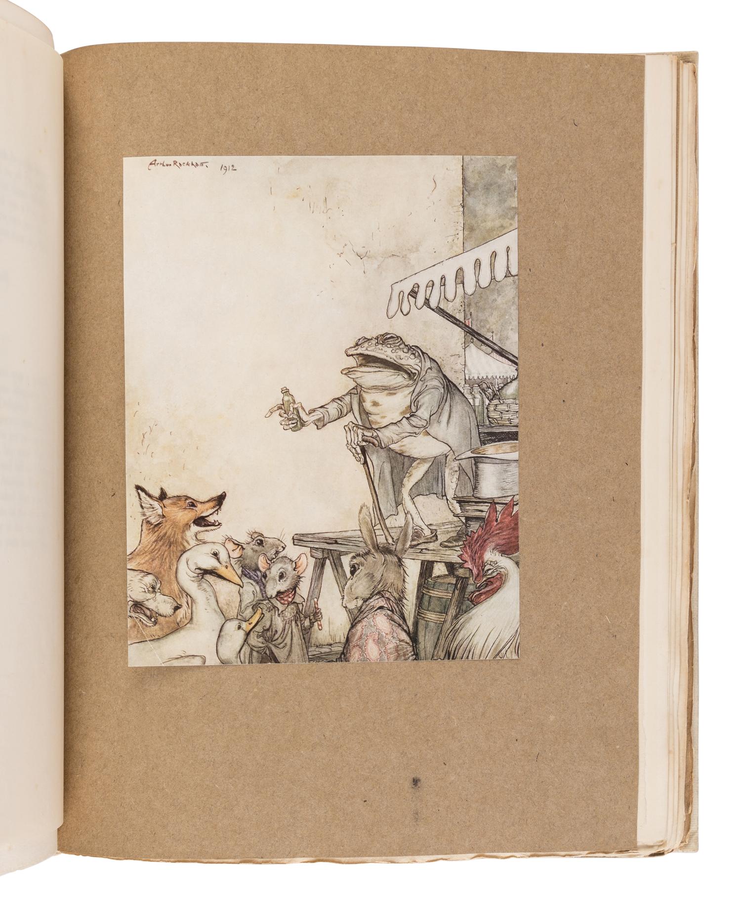 [RACKHAM, Arthur (1867-1939)]. AESOP (ca. 620-564 BCE). Aesop's Fables. London: William Heinemann, 1912.