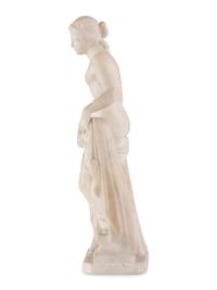 A Neoclassical Carved Alabaster Figure of Aphrodite
