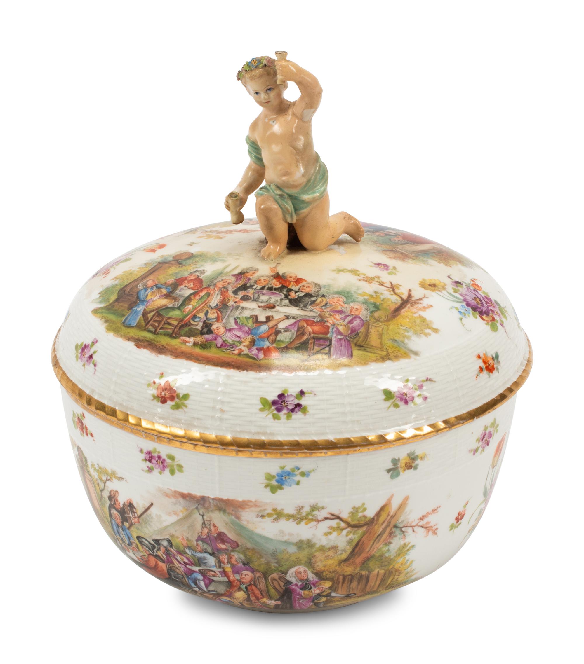 A Berlin (K.P.M.) Porcelain Covered Jar
