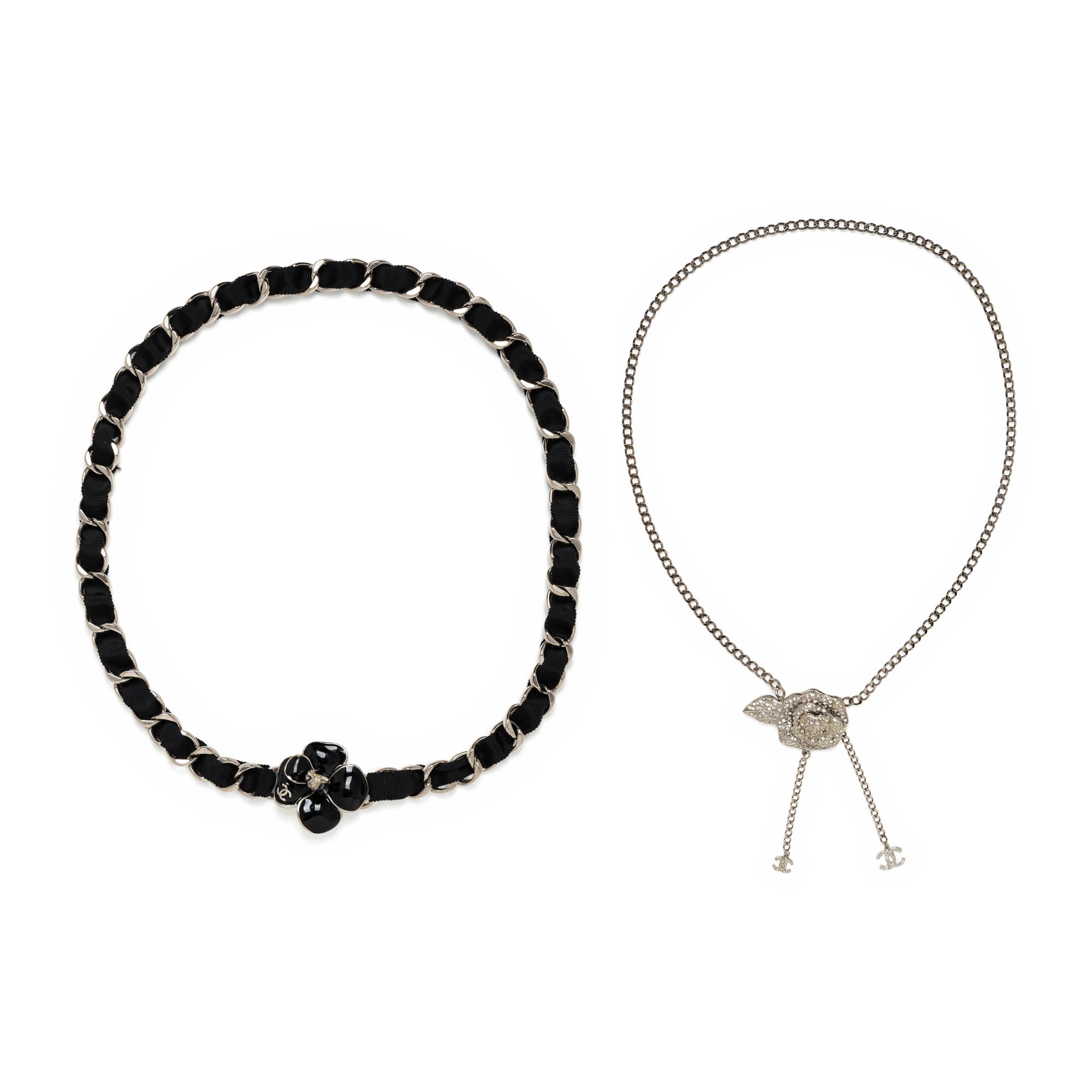 Chanel, Two Camellia & Chain Belts