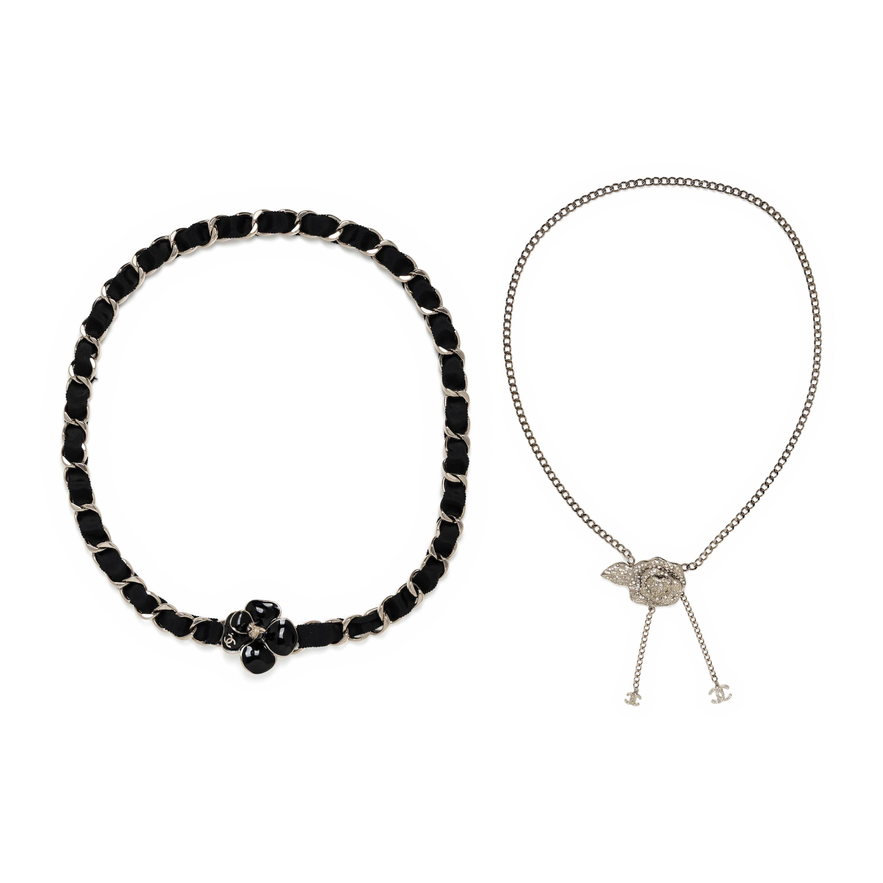Chanel, Two Camellia & Chain Belts