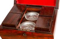 A Regency Rosewood Tea Poy
