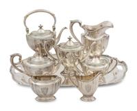 An American Silver Seven-Piece Tea and Coffee Service
