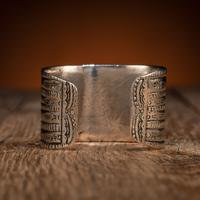 Navajo Stamped Ingot Cuff Bracelet