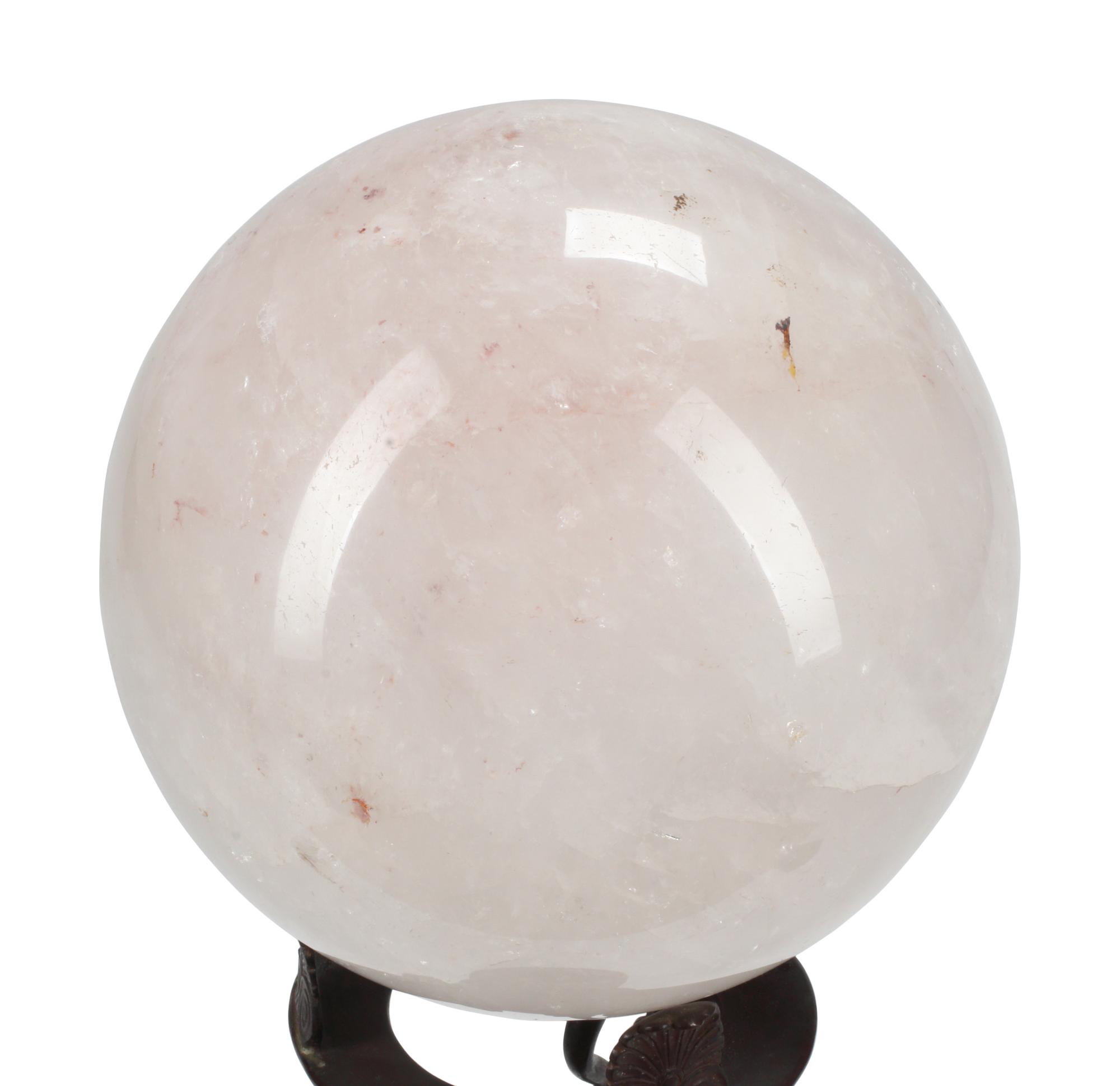 A Patinated Bronze Figure of Silenus with a Rock Crystal Ornament
