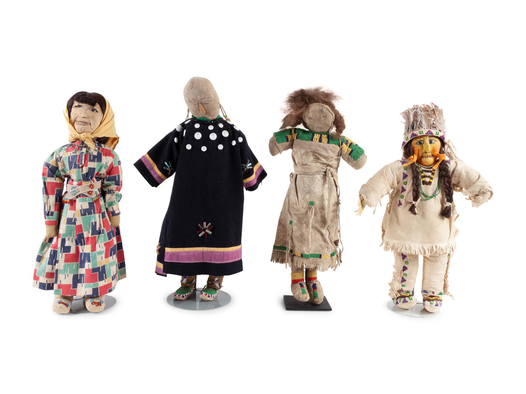 Paiute, Ute, and Sioux Dolls