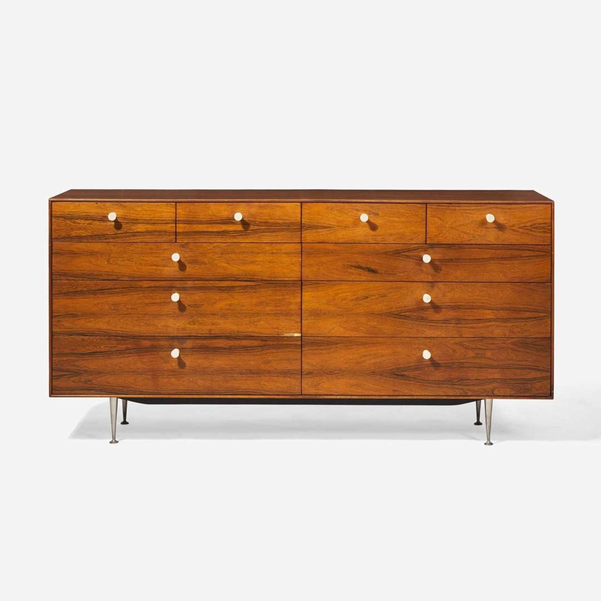 George Nelson (American, 1908-1986) Thin Edge Double Chest of Drawers, Herman Miller, USA, circa 1950s