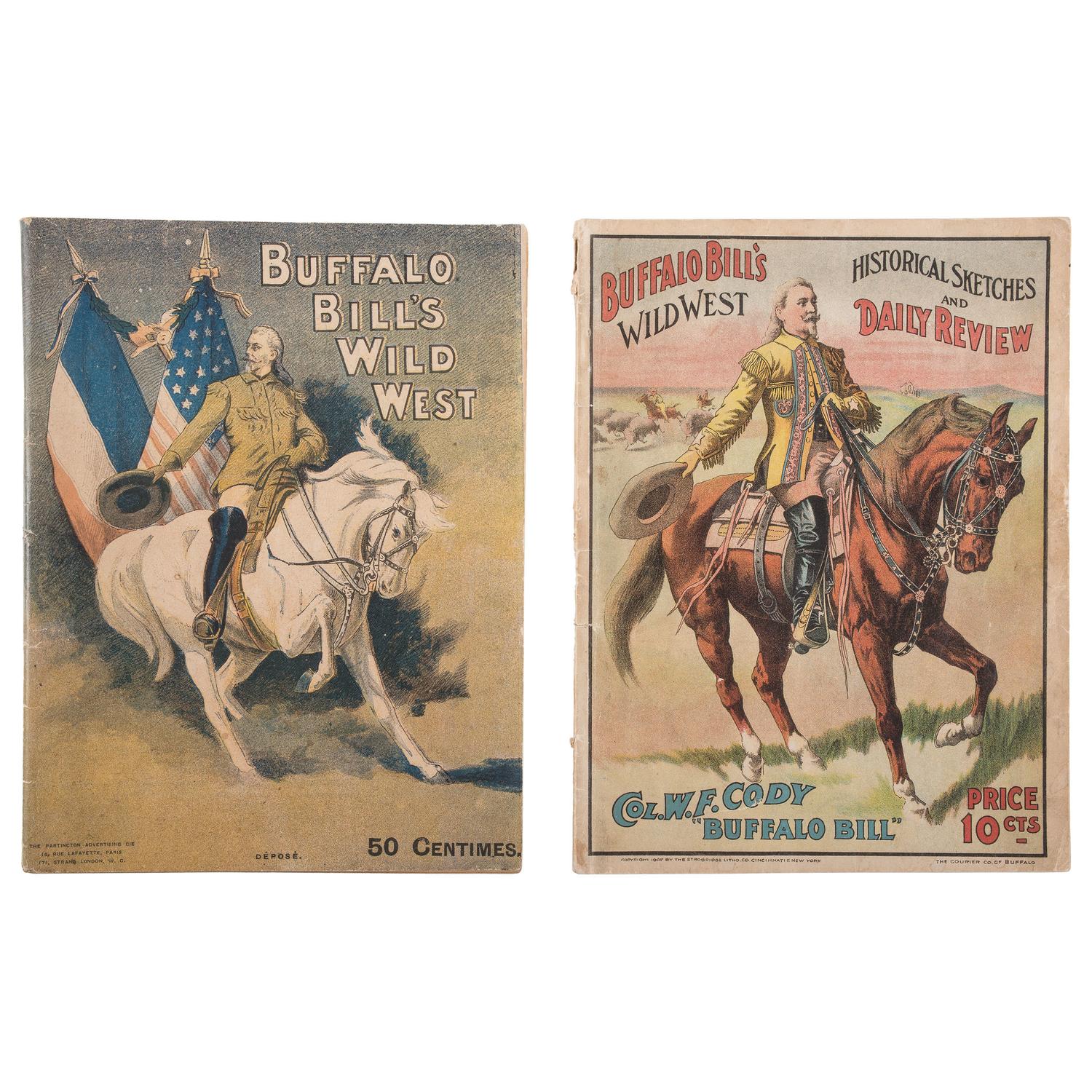 Buffalo Bill Wild West Programs for 1905 and 1908, Plus