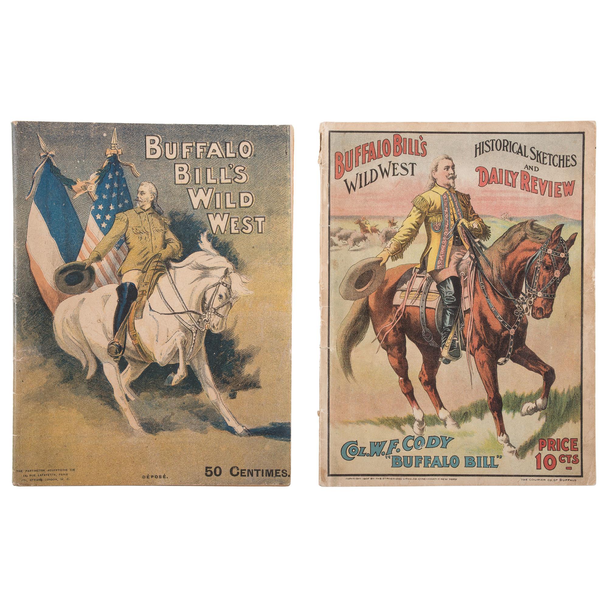 Buffalo Bill Wild West Programs for 1905 and 1908, Plus