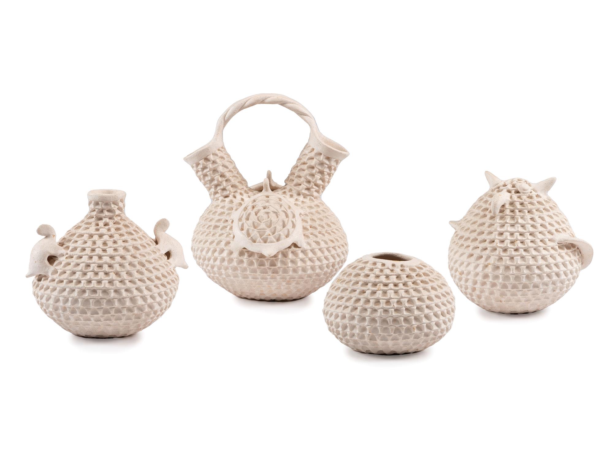 Collection of Corrugated Pottery