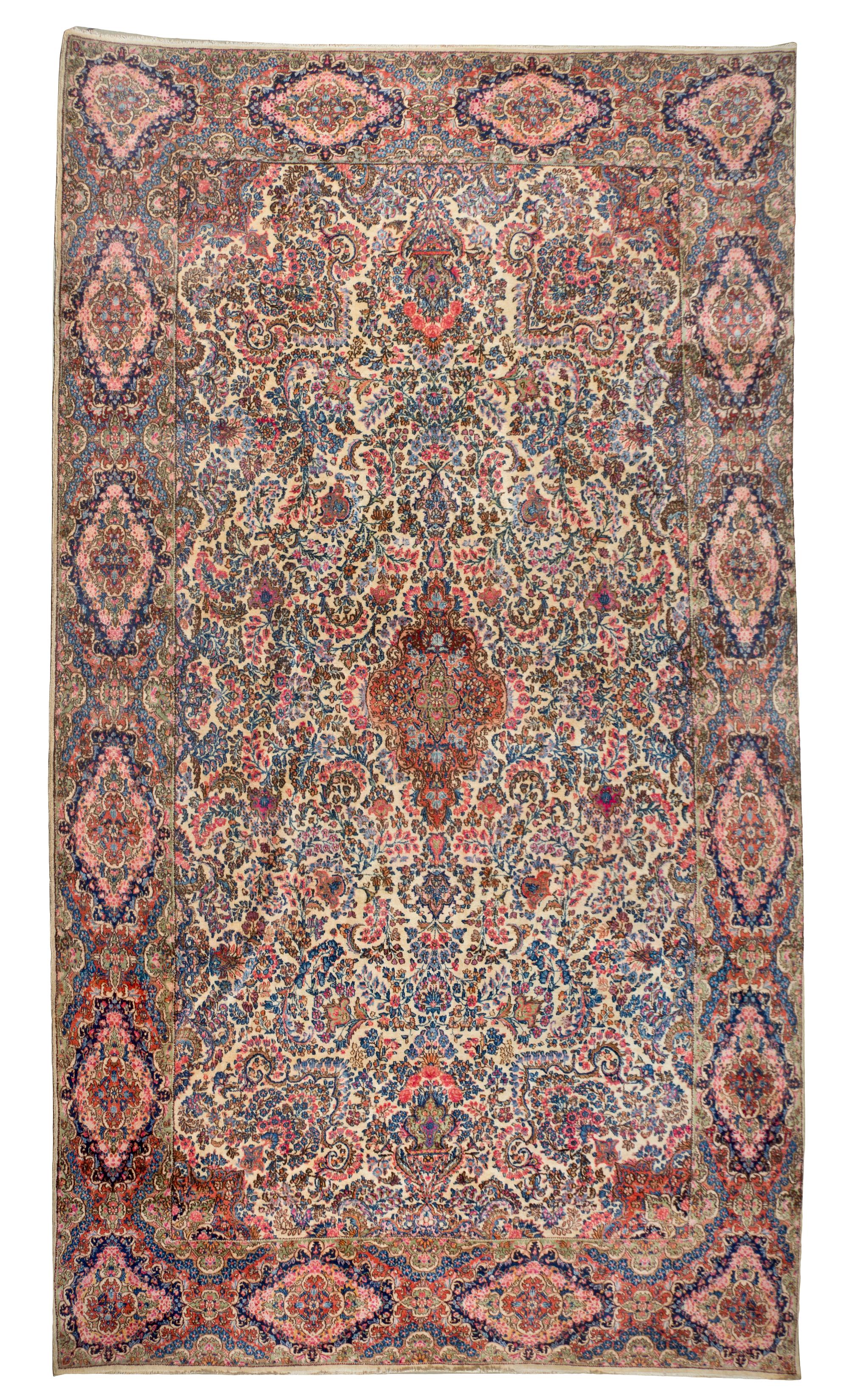 A Lavar Kirman Wool Rug, 16 feet 1 inch x 11 feet 5 inches.