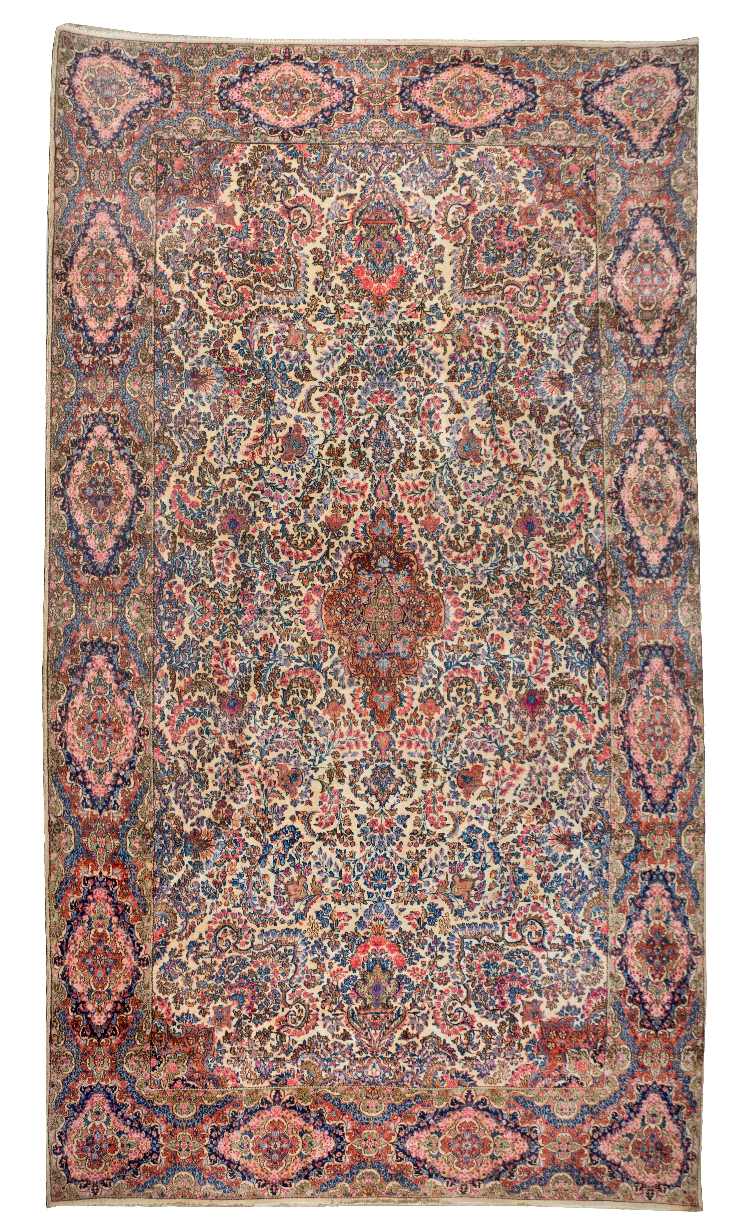 A Lavar Kirman Wool Rug, 16 feet 1 inch x 11 feet 5 inches.