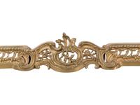 A Rococo Style Gilt Metal Fire Guard