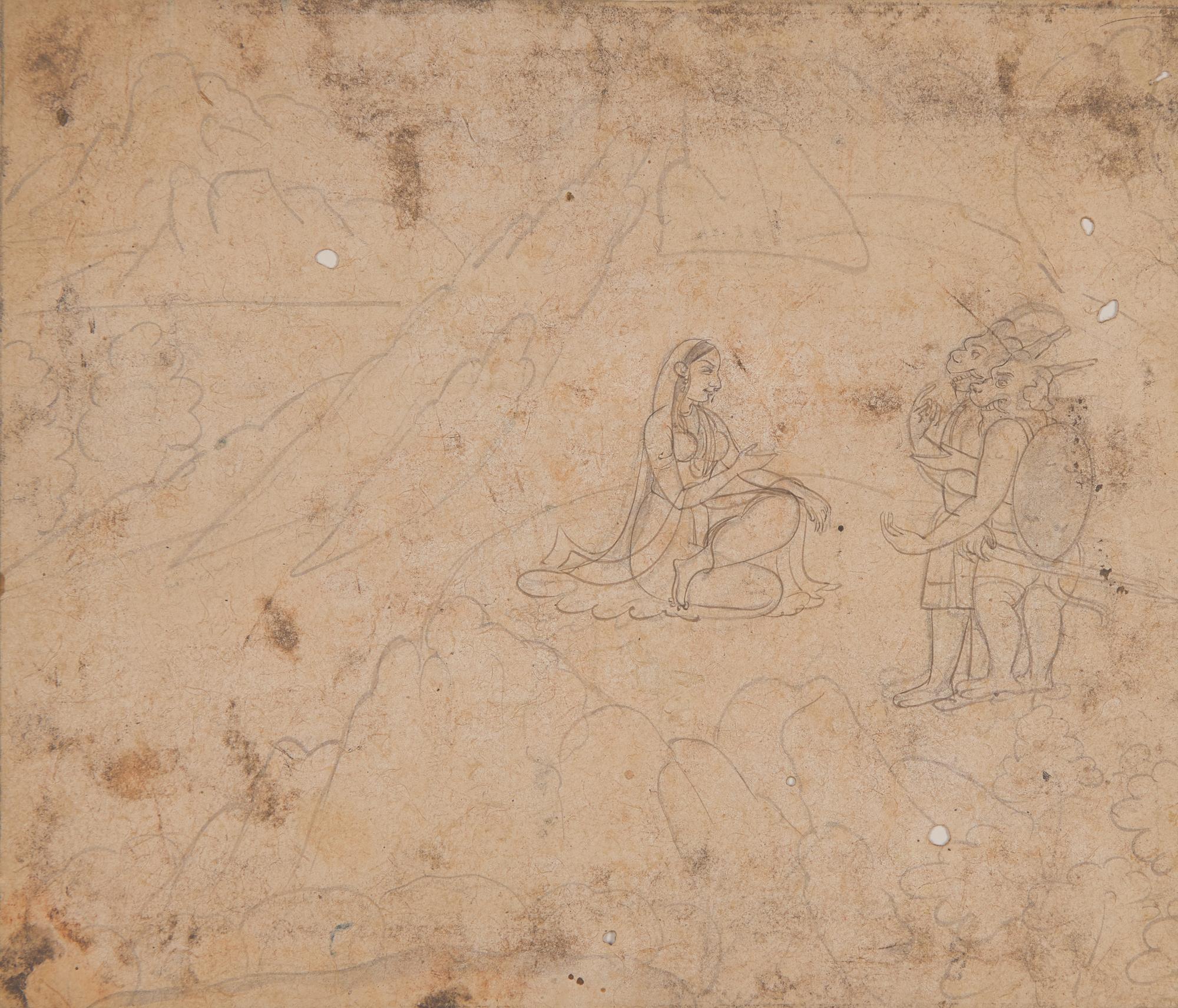 Four Indian Drawings — 印度素描四幅