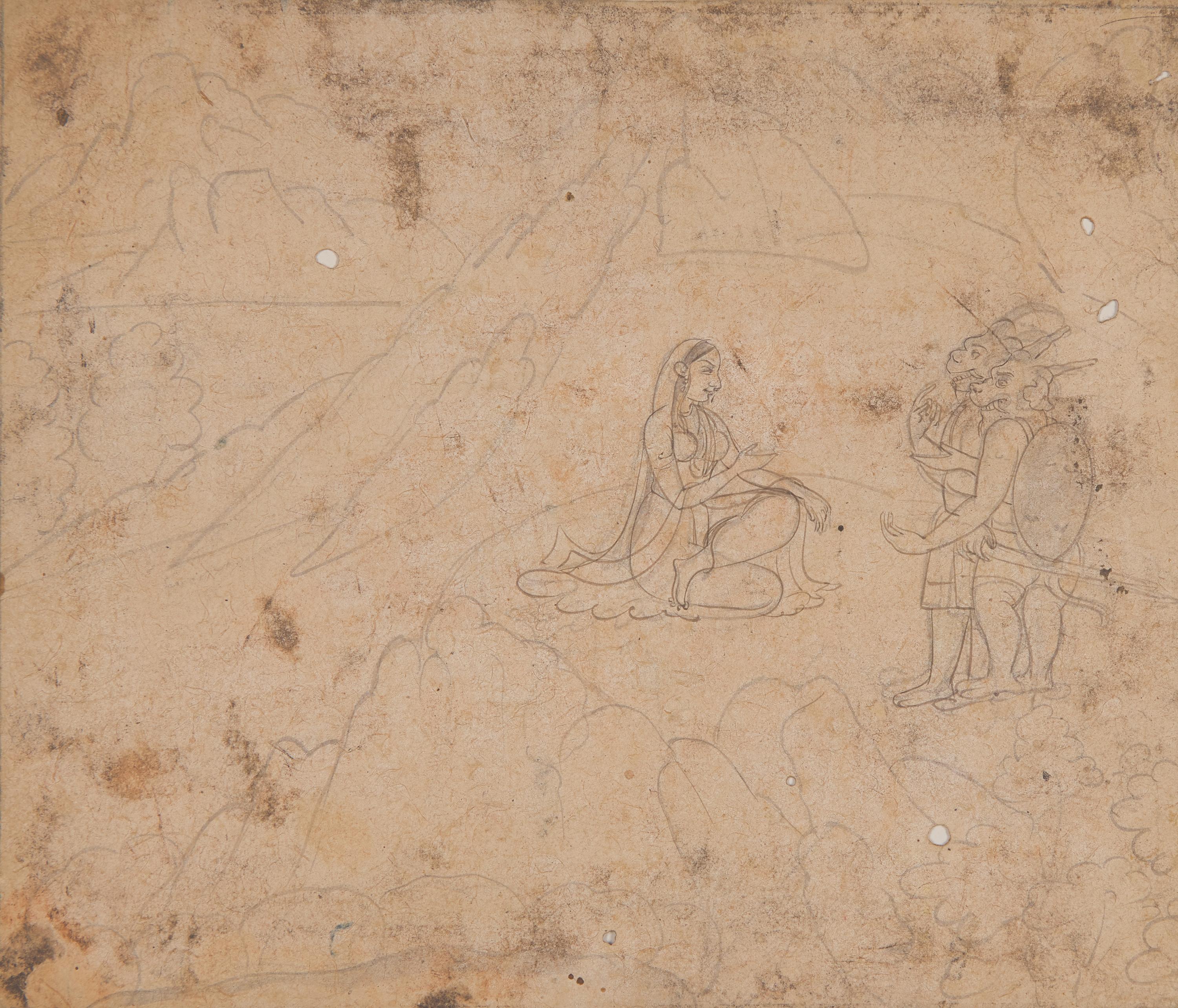 Four Indian Drawings — 印度素描四幅
