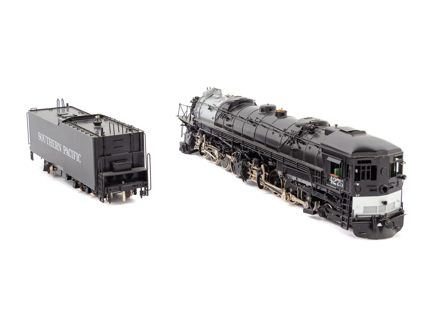 A Tenshodo Polychrome HO-Gauge Southern Pacific 2-8-8-4 Locomotive and Tender