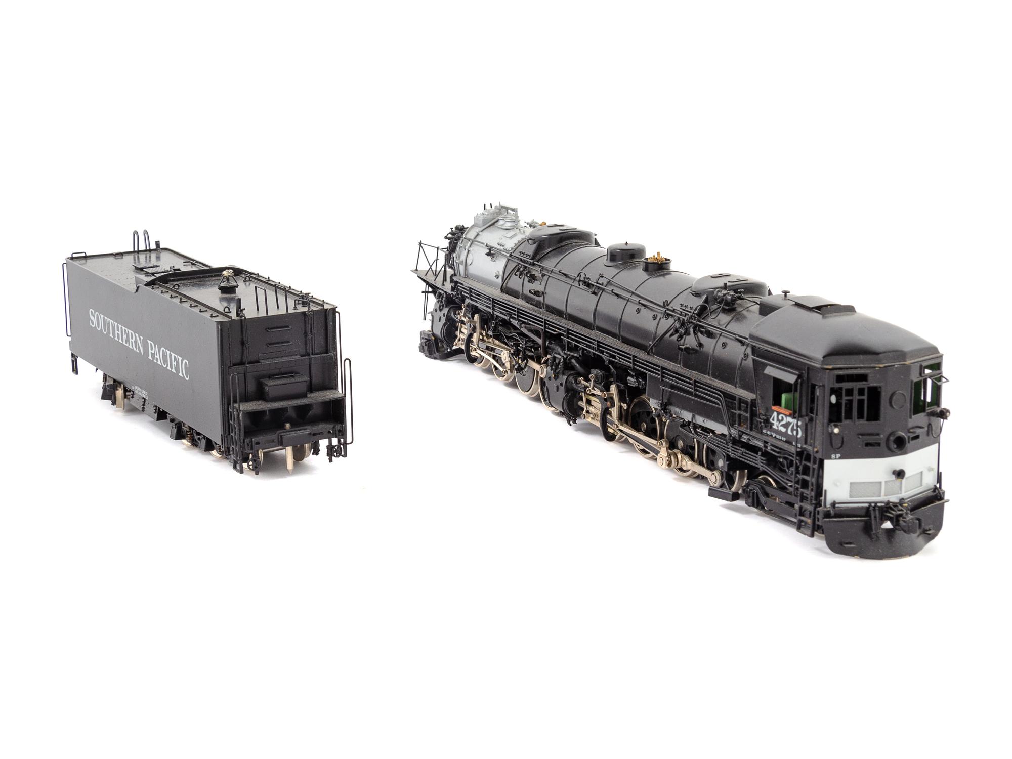 A Tenshodo Polychrome HO-Gauge Southern Pacific 2-8-8-4 Locomotive and Tender