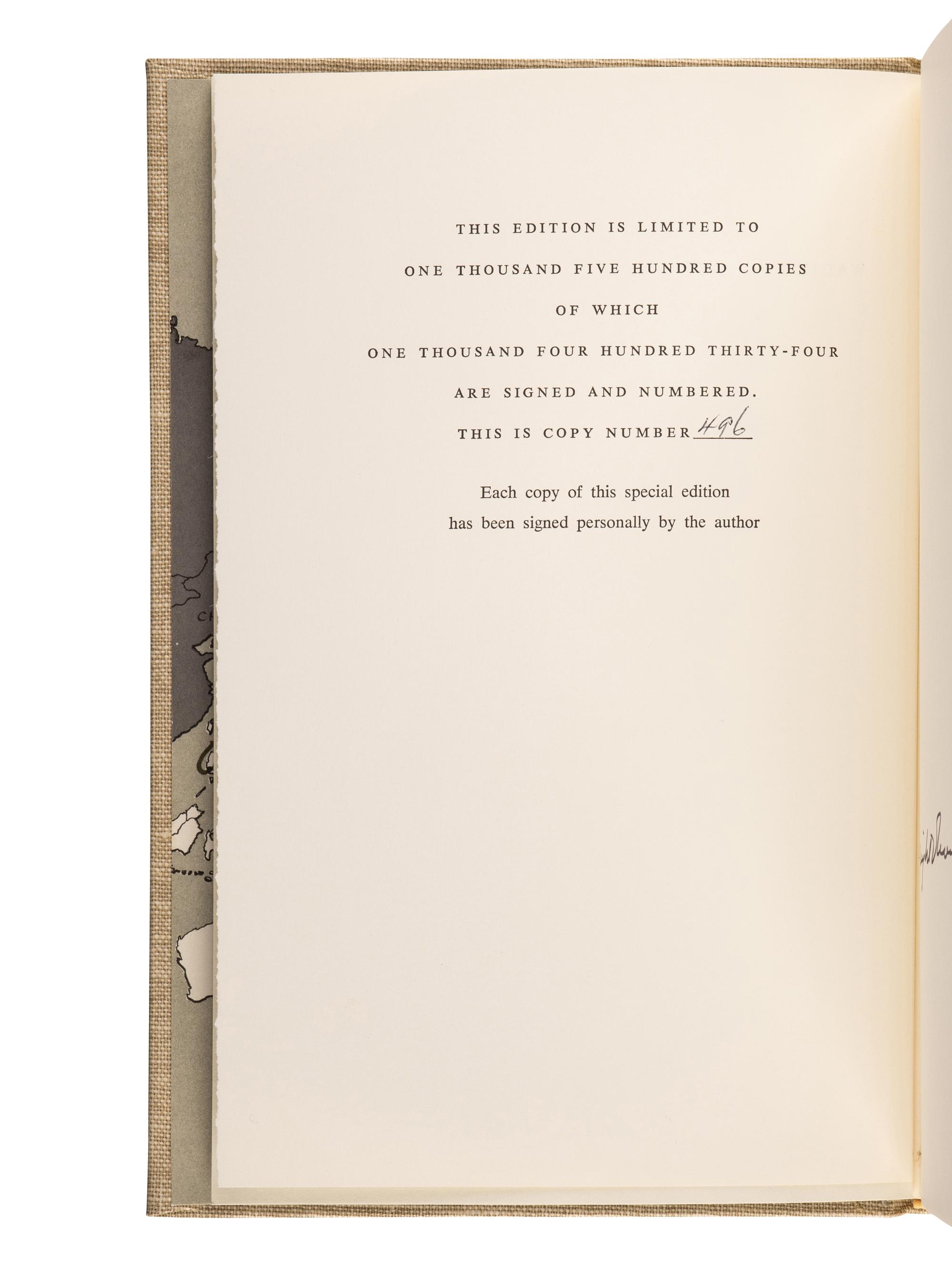 EISENHOWER, Dwight D. (1890-1969). The White House Years: Waging Peace, 1956-1961 . Garden City, NY: Doubleday & Company, Inc., 1965.