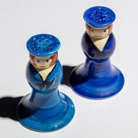 Clarice Cliff (English, 1899–1972) — United Services Two Cruet Figures