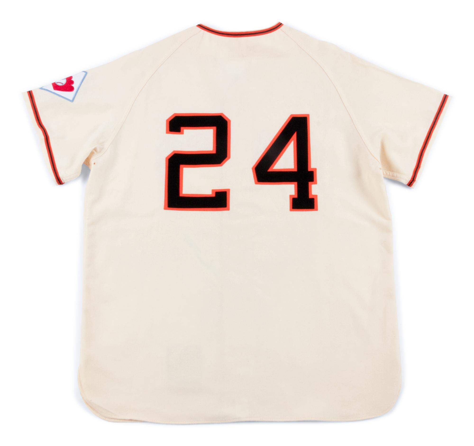A Willie Mays Signed New York Giants Jersey (Mitchell & Ness Cooperstown Collection),