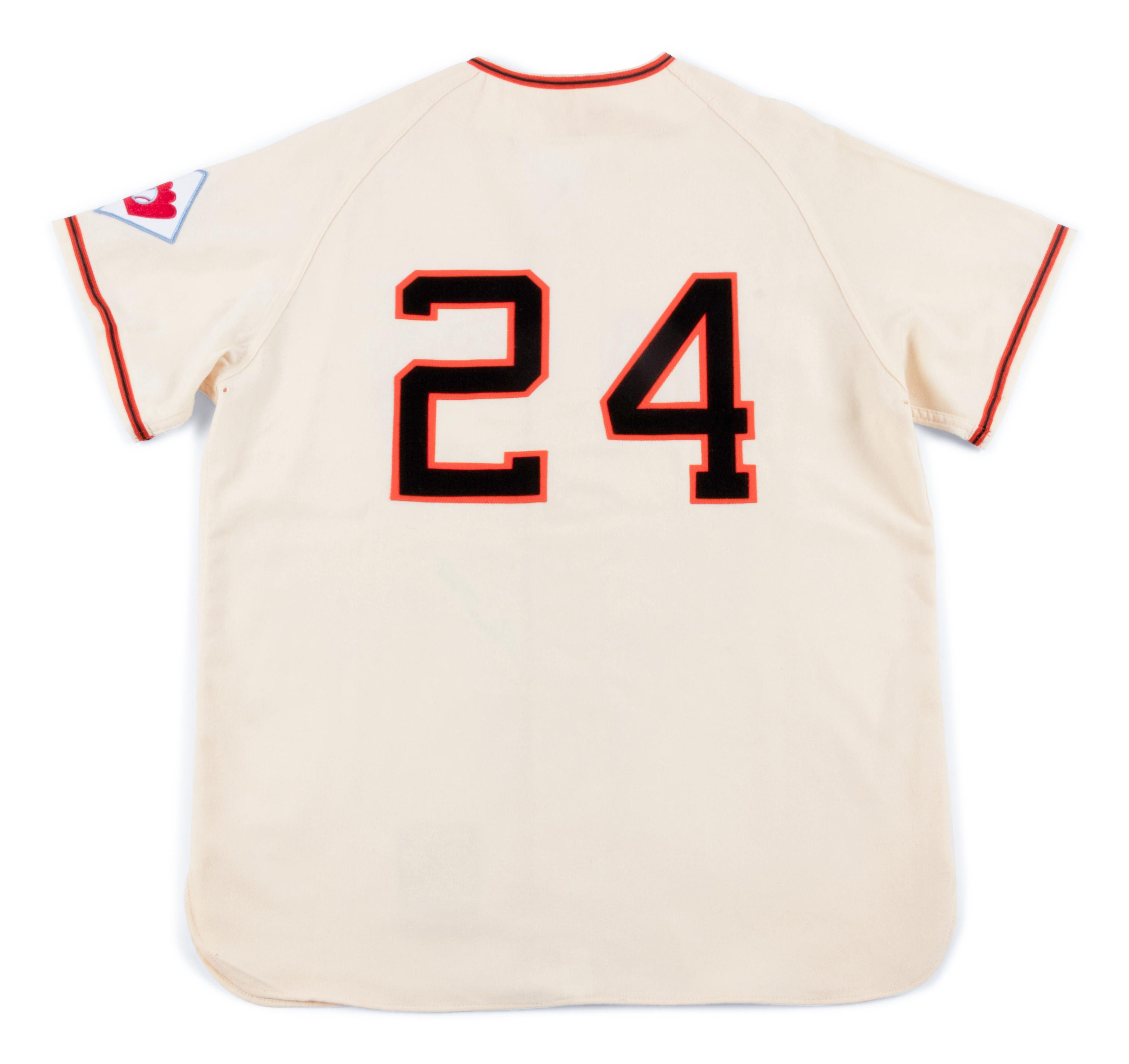 A Willie Mays Signed New York Giants Jersey (Mitchell & Ness Cooperstown Collection),