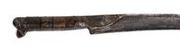 Two Damascened Steel Swords and Sheaths