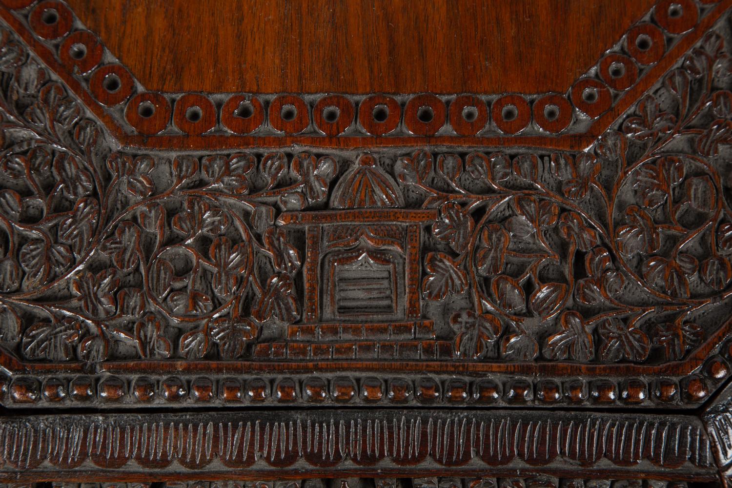 An Anglo-Indian Pierced and Carved Pedestal Table — LATE 19TH/EARLY 20TH CENTURY