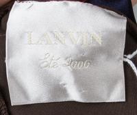 A Lanvin Brown Halter Dress, Size 38.