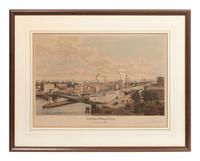 [CHICAGO]. VARIN, Raoul. A suite of 4 works depicting 19th century Chicago, including:
