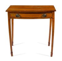 A George III Satinwood Table Height 30 7/8 x width 32 1/8 x depth 19 1/8 inches. — LATE 18TH CENTURY