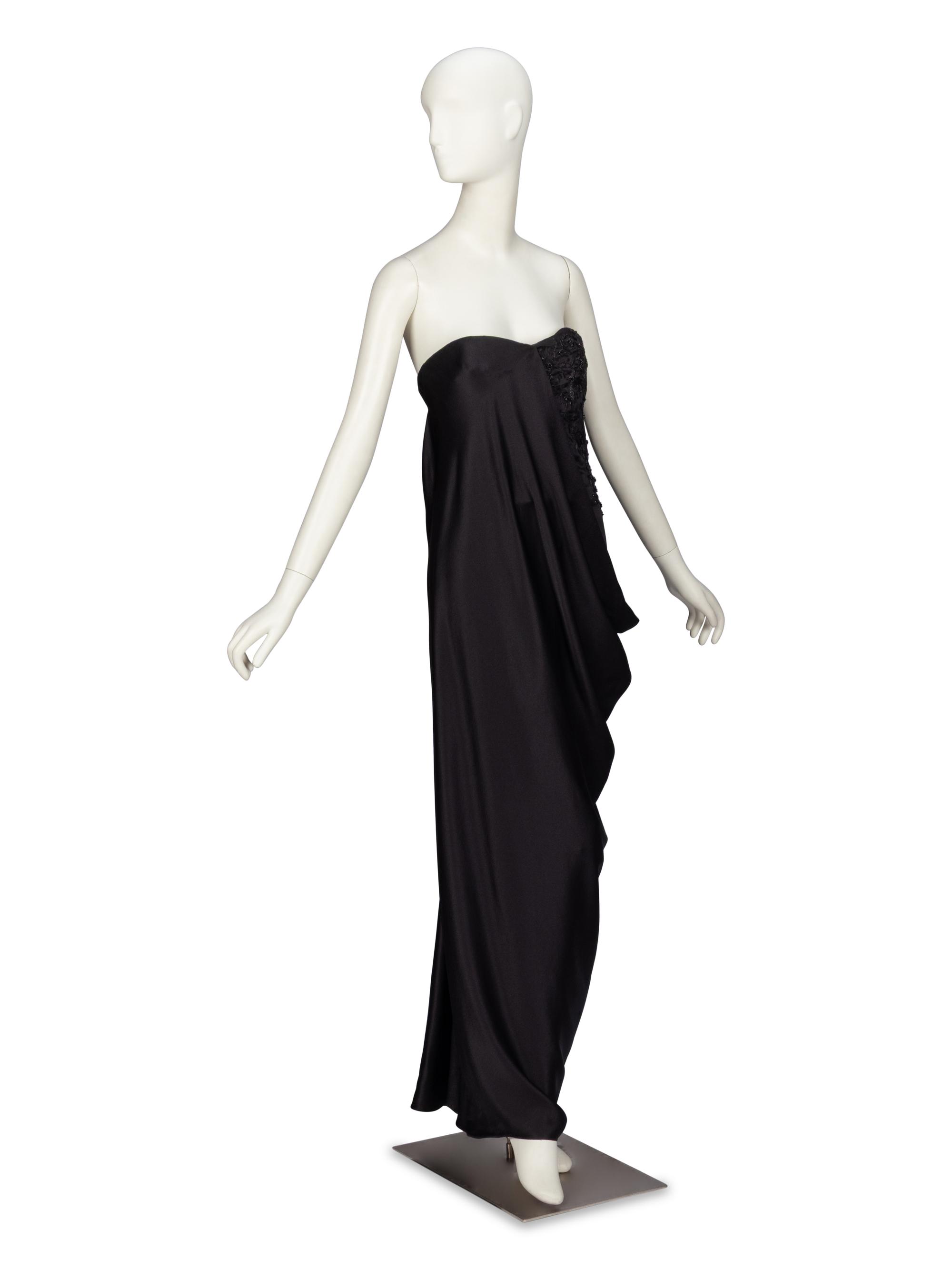 Important Alexander McQueen, Strapless Draped Gown, A/W 2008