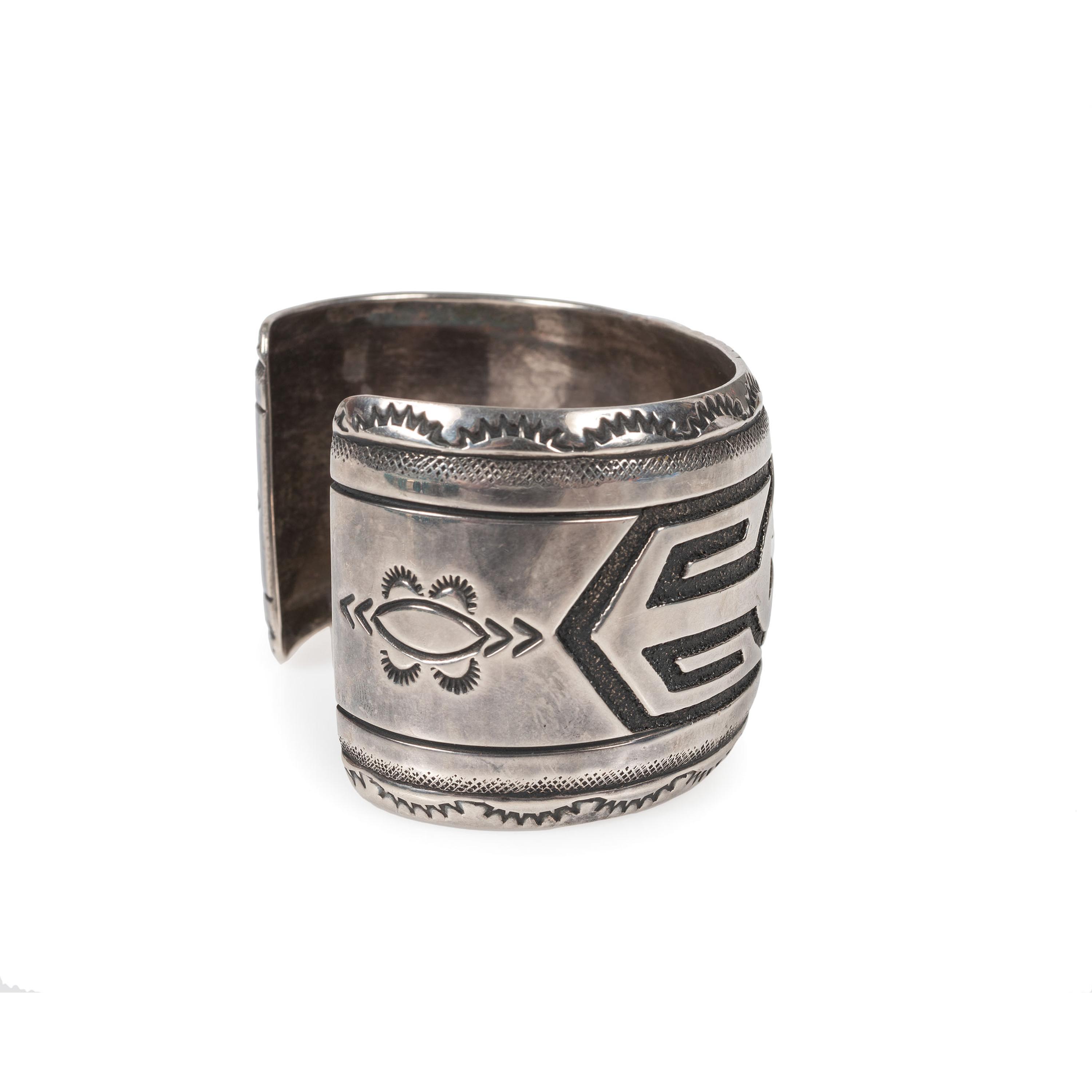 Sterling Silver, Brass, and Turquoise Nugget Necklace, AND Sterling Silver Overlay Bear Cuff Bracelet