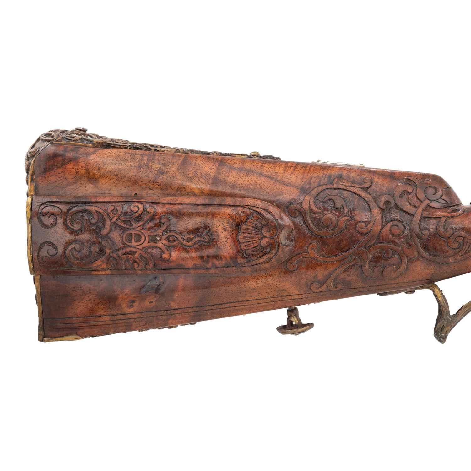 Contemporary Flintlock Jaeger Rifle after Georg Keiser of Vienna