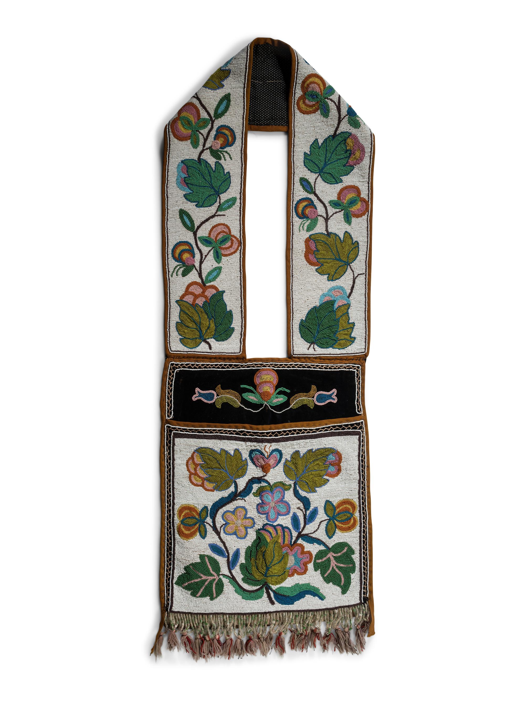 Anishinaabe Beaded Bandolier Bag