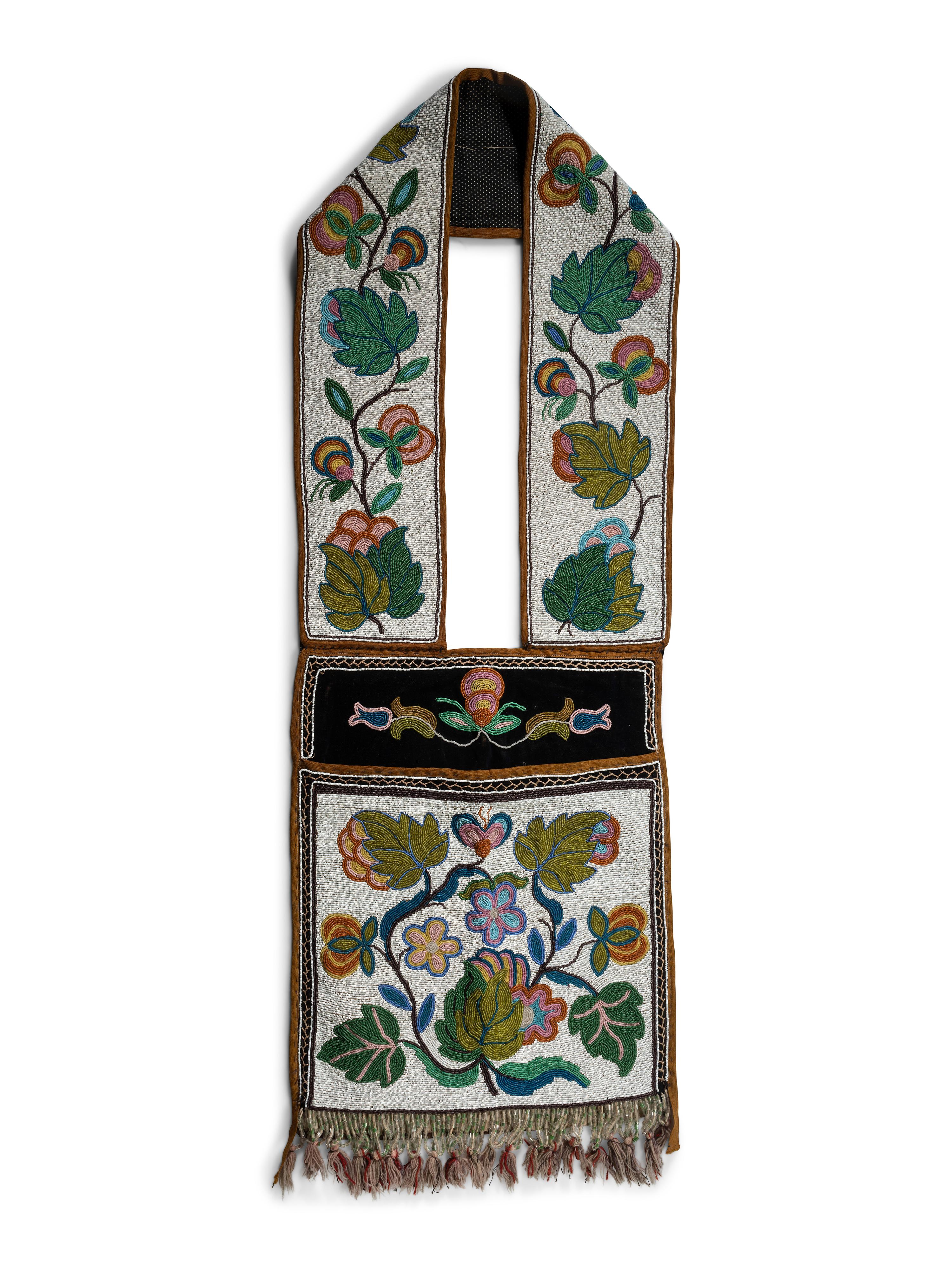 Anishinaabe Beaded Bandolier Bag