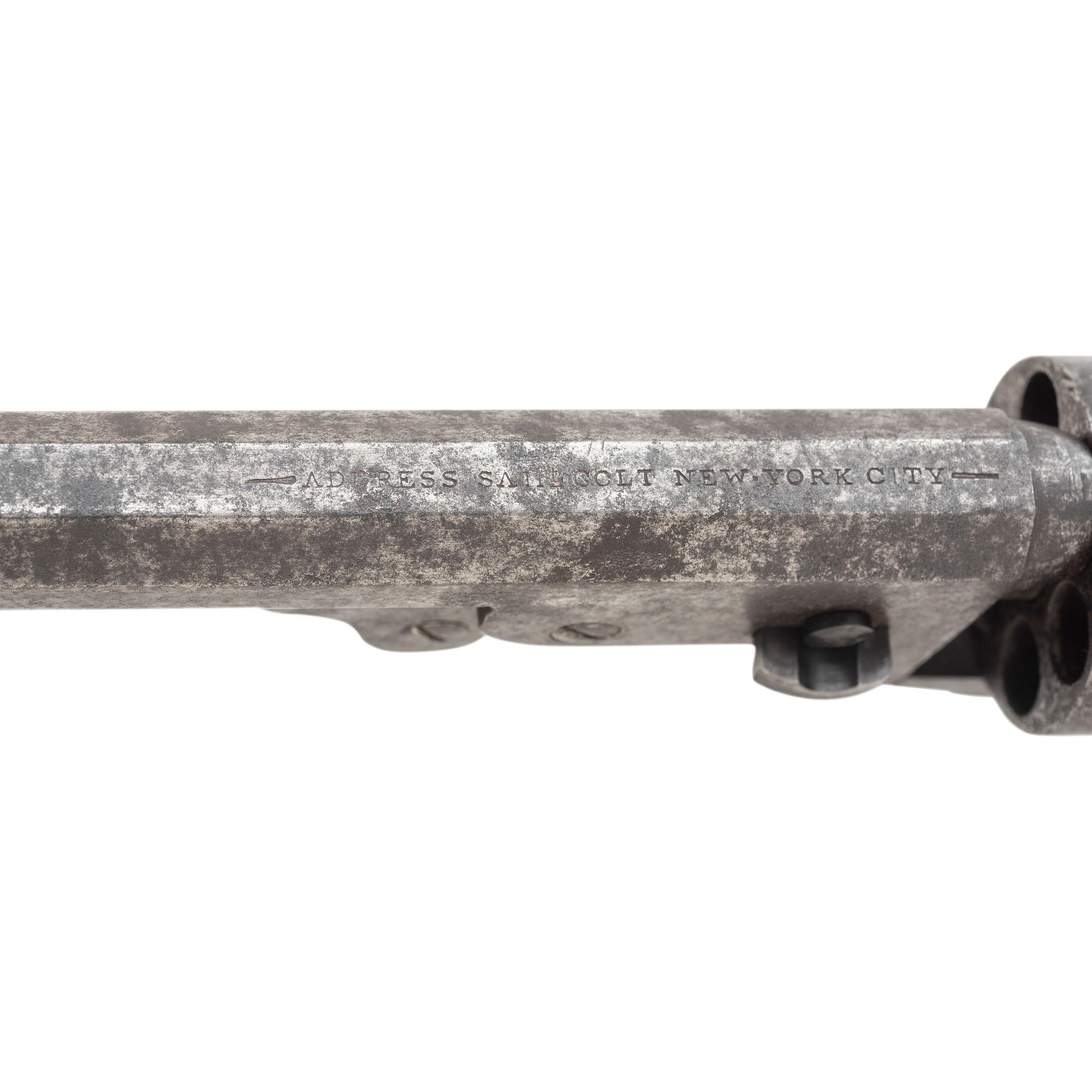 USN Colt Model 1851 "Navy-Navy" Percussion Revolver Delivered to the Boston Navy Yard