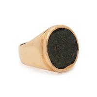 YELLOW GOLD AND COIN RING