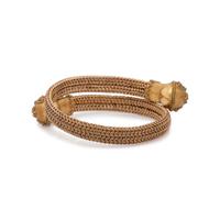 VICTORIAN, GOLD-FILLED BYPASS BRACELET