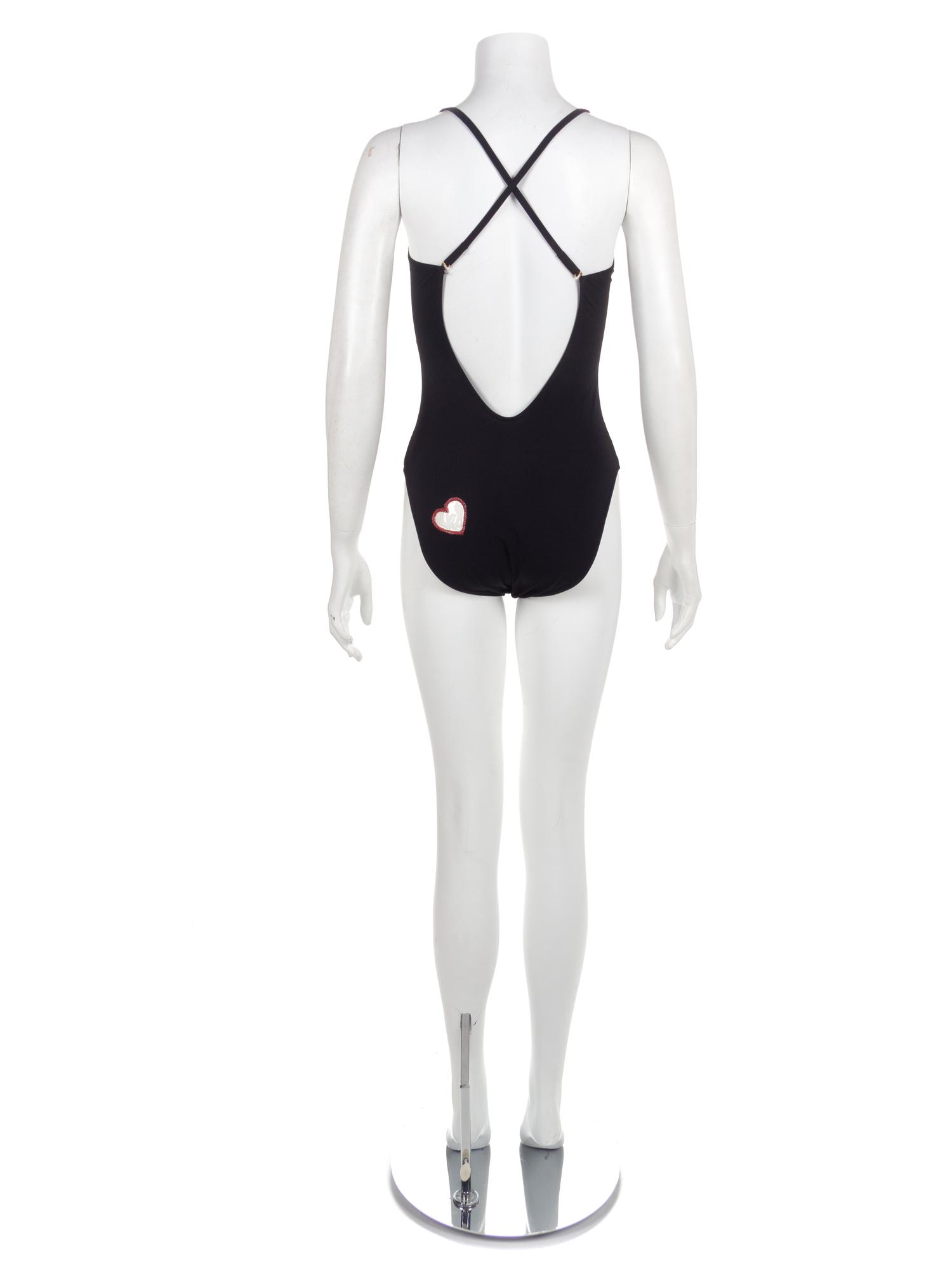 Moschino 'Hearts & Stars' Swimsuit, 1990-2000s